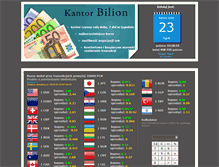 Tablet Screenshot of bilion.com.pl
